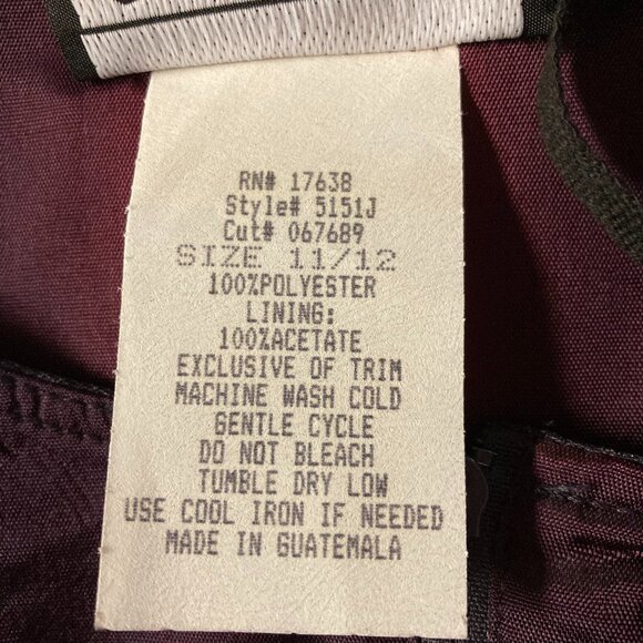 Suits Us Woman’s Two-Piece Purple Dress and Long Jacket, NWT - Picture 7 of 7